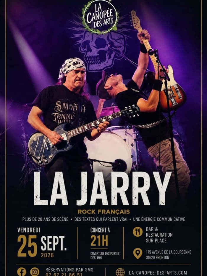 Affiche, 🎸⚡ • La Jarry • Rock Français à la Canopée ⚡🎸