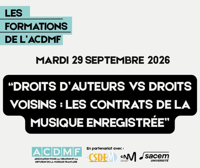 Affiche, Droits d'auteur VS droits voisins : les contrats de la musique enregistrée