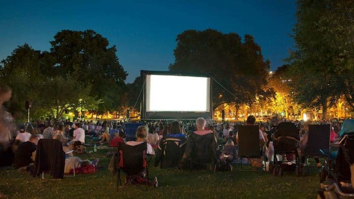 Affiche, Ciné-concert en plein air