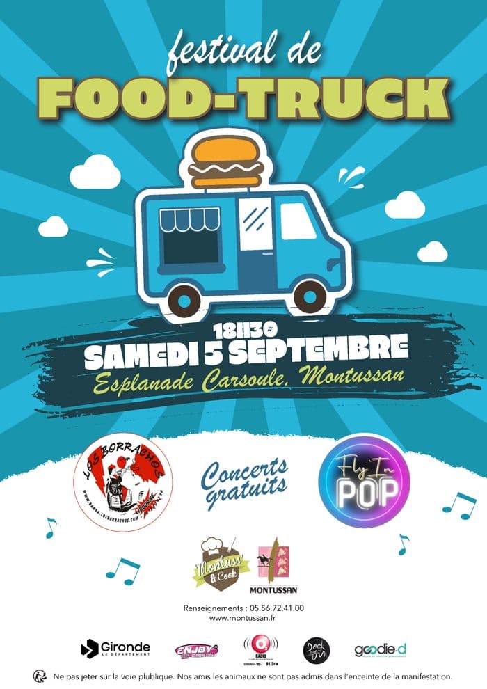 Affiche, Festival de foodtruck du Sud-Ouest
