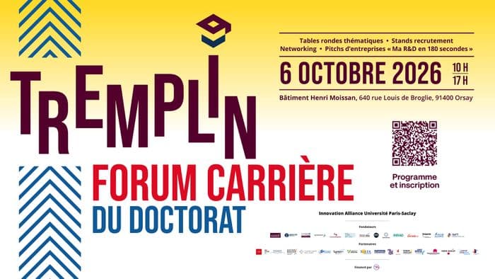 Affiche, Tremplin Forum Carrière du doctorat