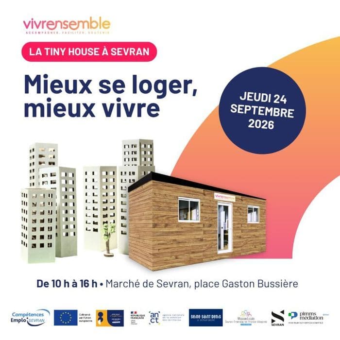 Affiche, La Tiny House à Sevran : mieux se loger, mieux vivre