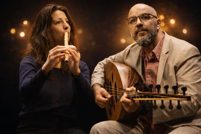 Affiche, Saison musicale - "Les Orients d'Occitanie" - Lakhdar Hanou