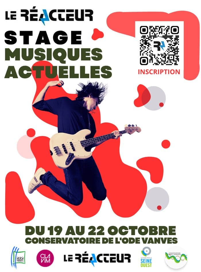 Affiche, Stage musiques actuelles
