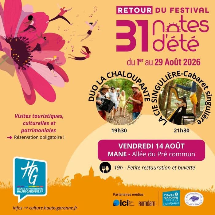 Affiche, La chaloupante aux 31 notes d'été