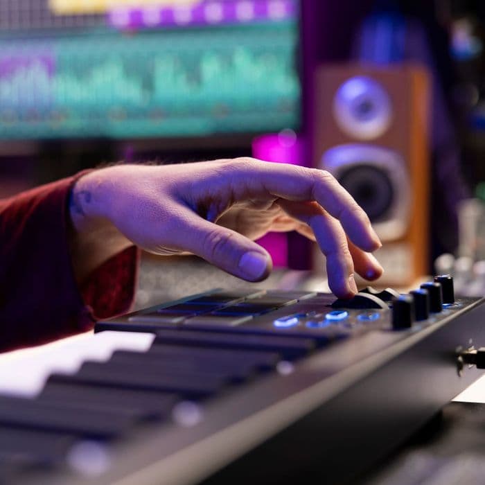 Affiche, Showcase et démonstration d'instruments de musique numérique