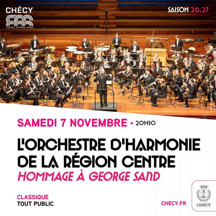 Affiche, L’Orchestre D’Harmonie de la Région Centre - Saison Culturelle 26/27