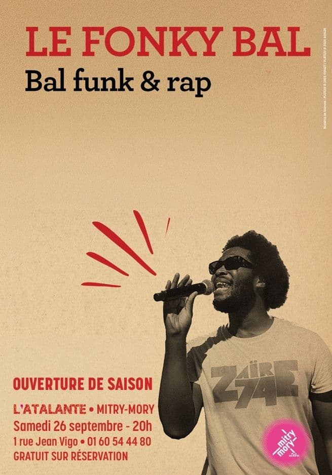 Affiche, Le Fonky Bal, ouverture de la saison culturelle à Mitry-Mory