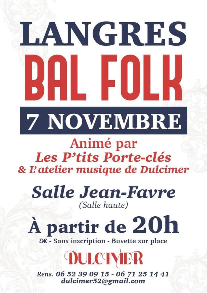 Affiche, bal folk