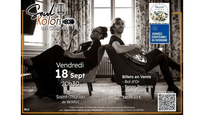 Affiche, Concert du duo Soul Kolors