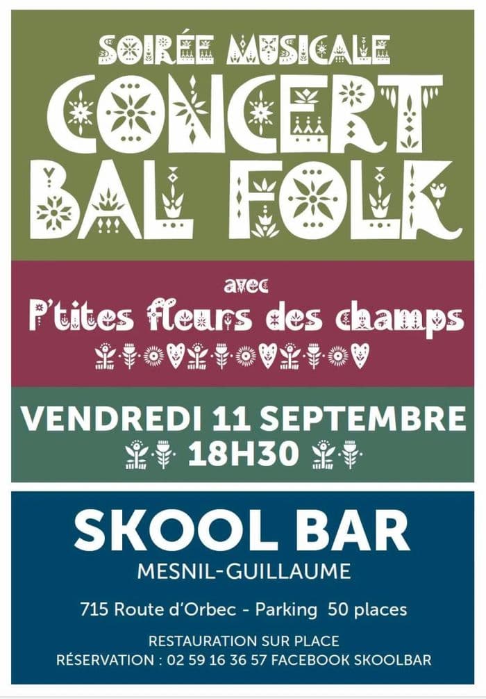 Affiche, Bal folk