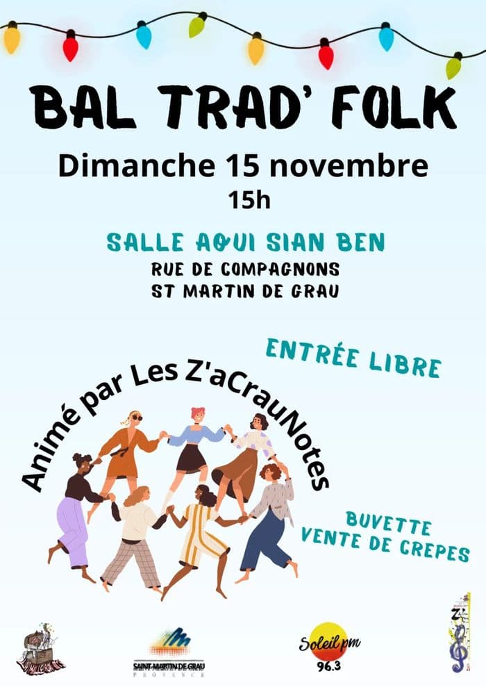 Affiche, Bal Trad' Folk