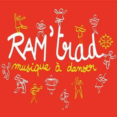 Affiche, Le bal trad s'invite à la médiathèque de Ramonville