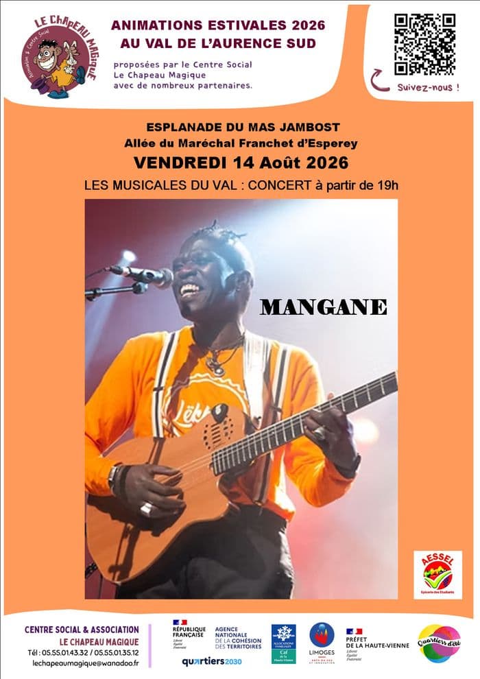 Affiche, Concert de MANGANE