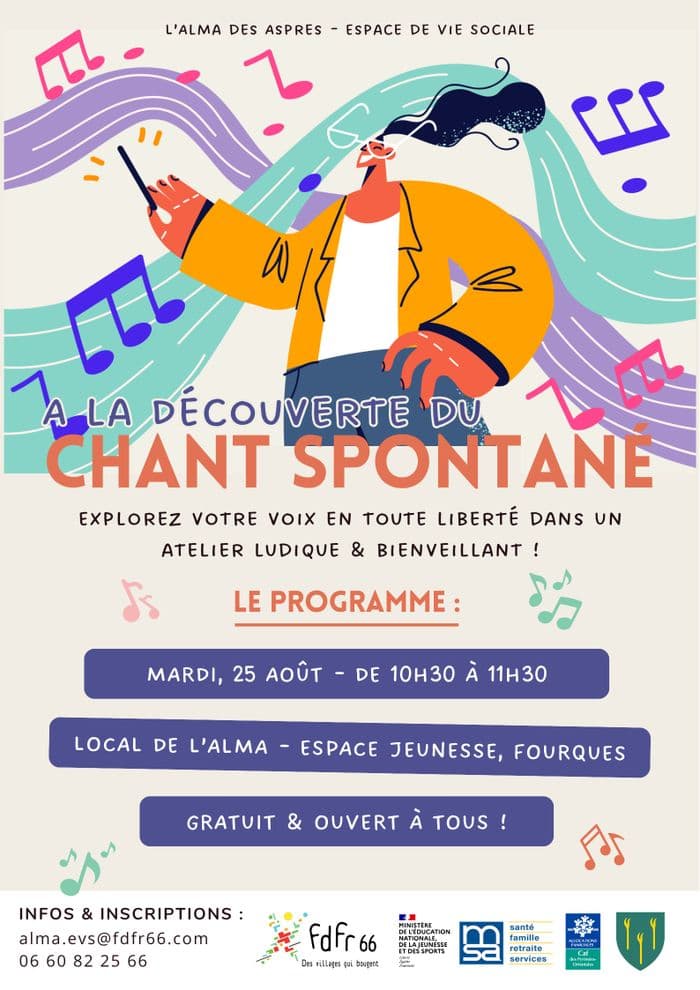 Affiche, Chant spontanée