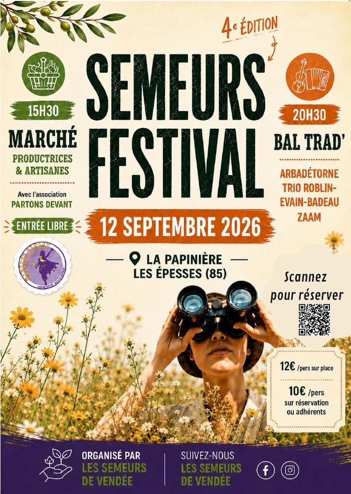 Affiche, Bal Trad' des Semeurs