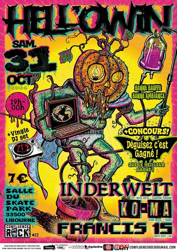 Affiche, In Der Welt + Ko-Ma + Francis15 + 213 - Libourne (33)