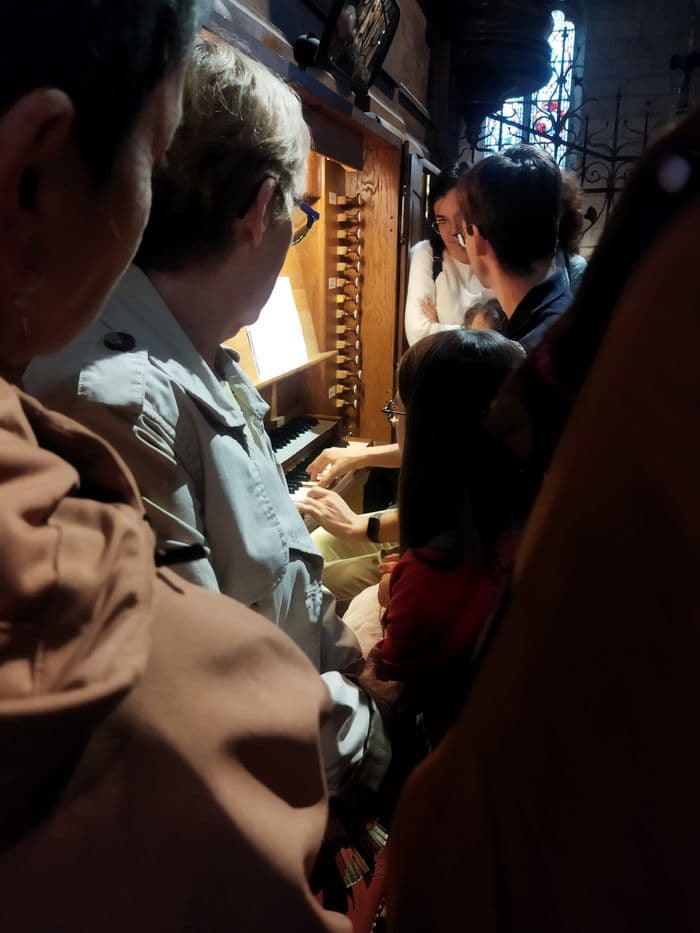 Affiche, Flûtes et orgue à Notre-Dame, venez écouter et tester l'instrument