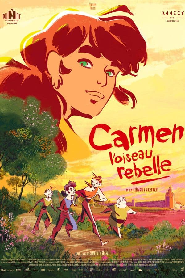 Affiche, Carmen, l'oiseau rebelle