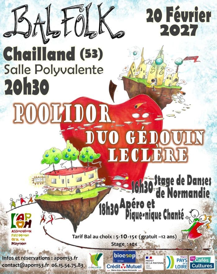 Affiche, Bal Folk - Fest Noz