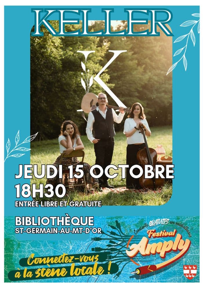 Affiche, Concert du trio Keller