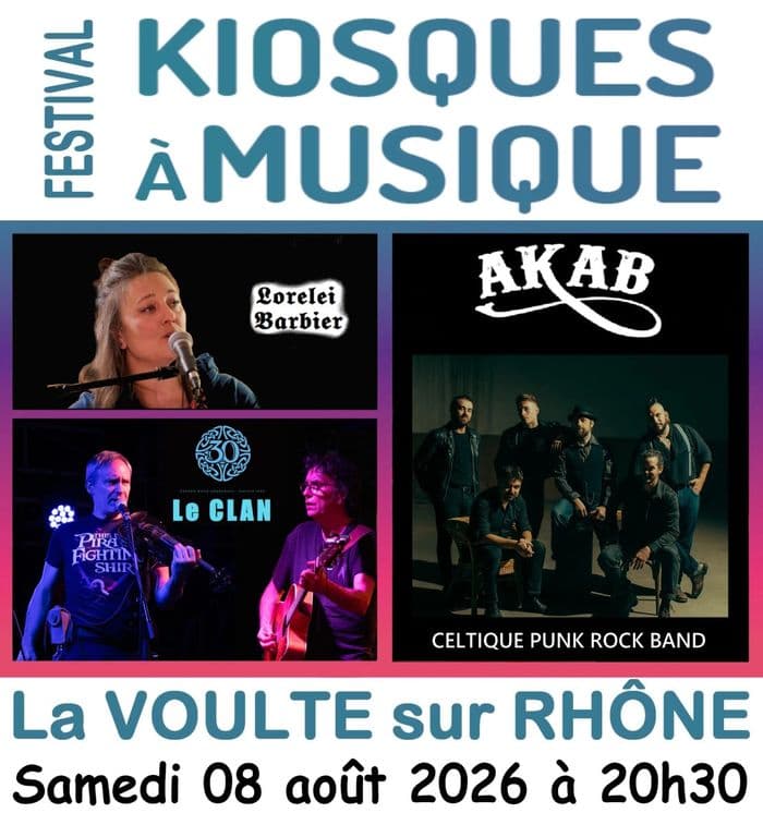Affiche, Festival Kiosques à Musique Spécial soirée CELTIQUE