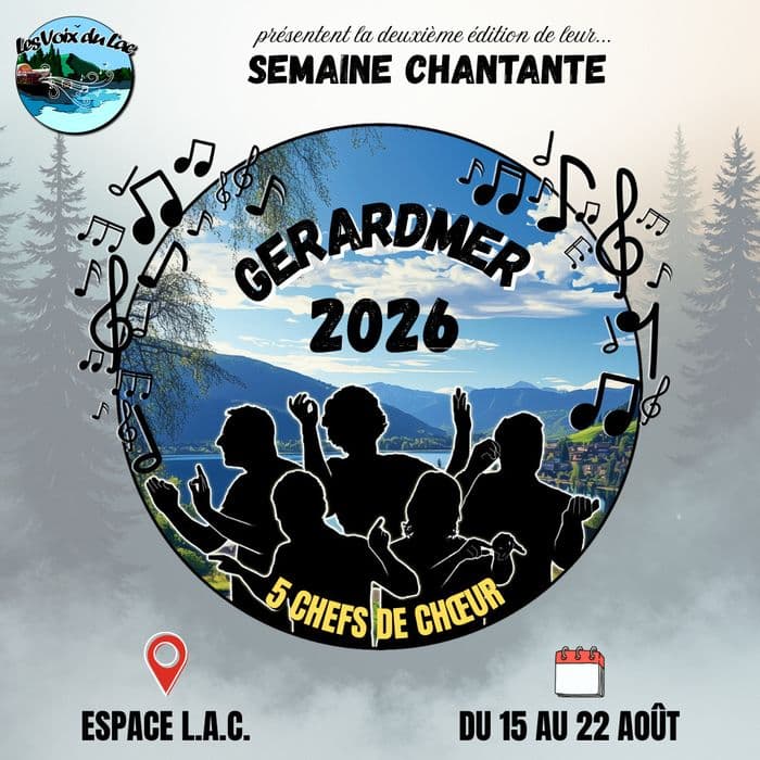 Affiche, Semaine Chantante - Gérardmer 2026