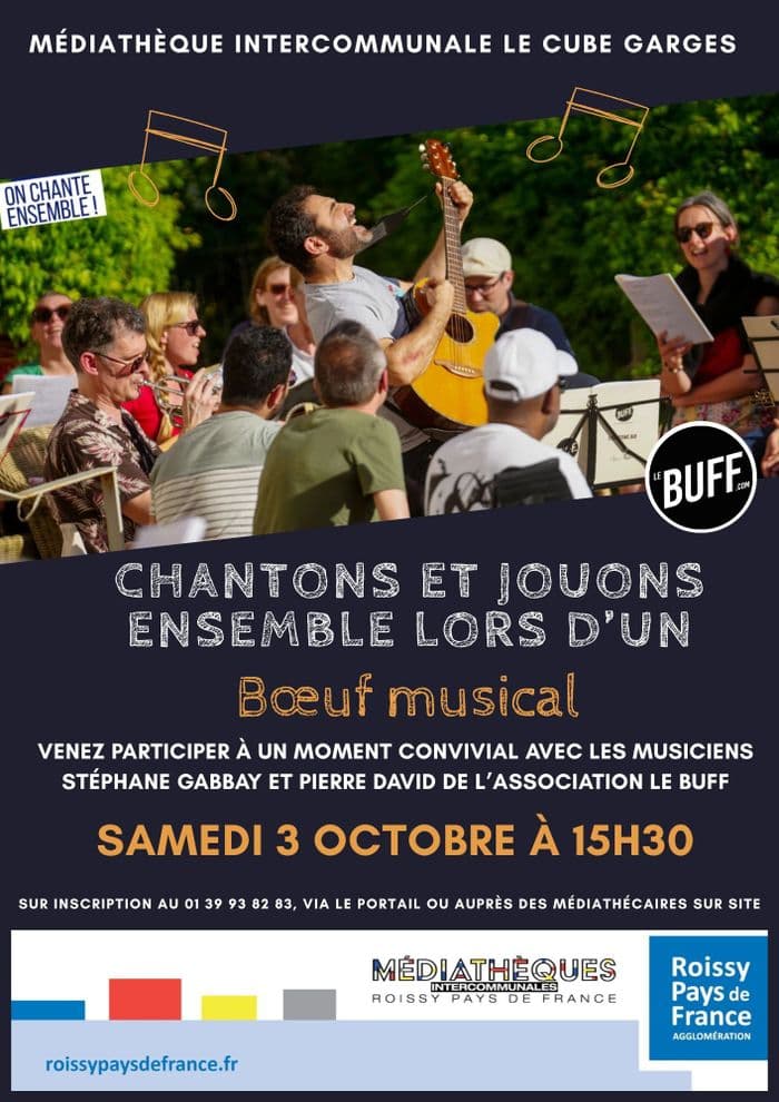 Affiche, Boeuf musical