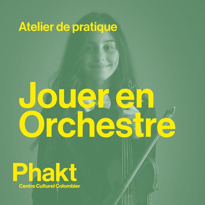 Affiche, Jouer en orchestre