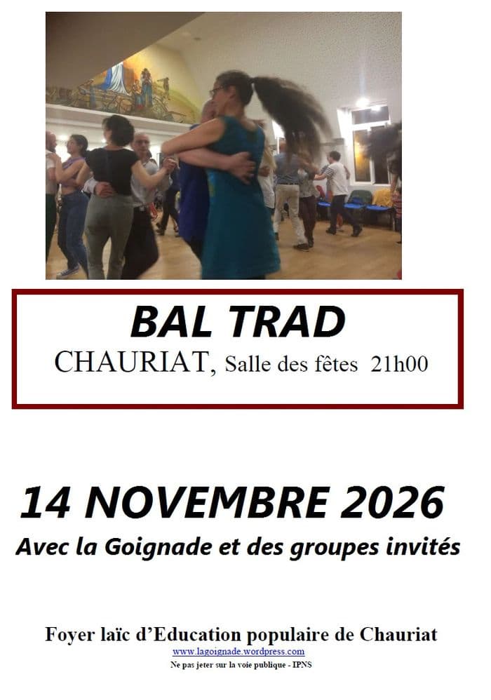 Affiche, Bal trad