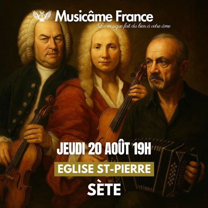 Affiche, Concert à Sète : Vivaldi x Bach x Piazzolla