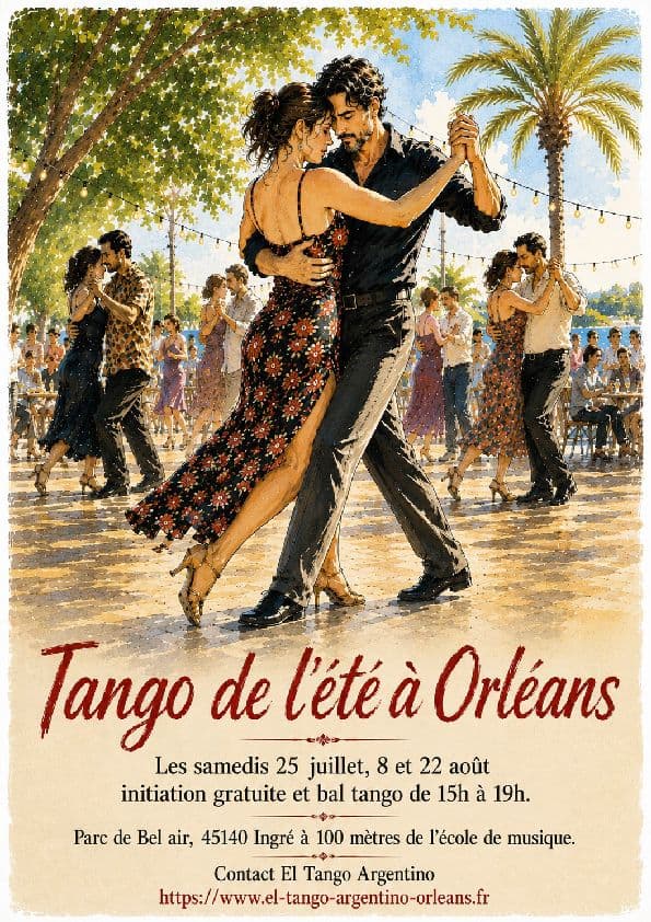 Affiche, Tango de l'été à Orléans