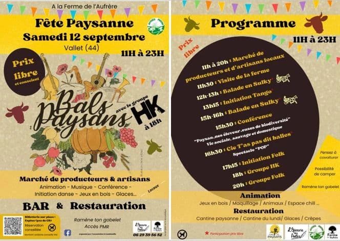 Affiche, Fête paysanne