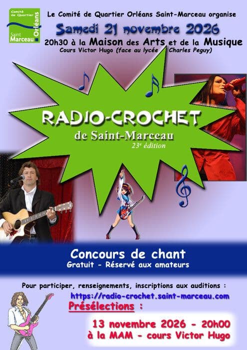 Affiche, Radio-Crochet de St-Marceau - Présélections