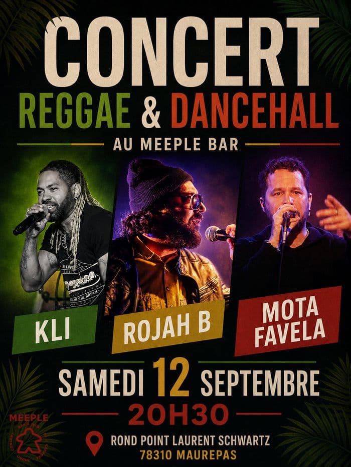 Affiche, Concert Reggae & Dancehall au Meeple Bar
