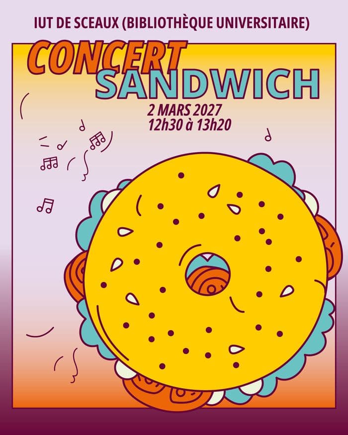 Affiche, Concert-sandwich 02/03/27