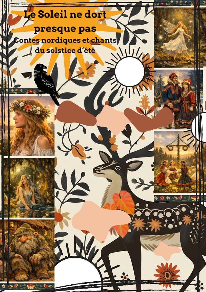 Affiche, Le soleil ne dort presque pas. Christine Giraud