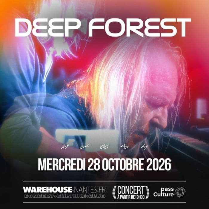 Affiche, Deep Forest en concert à Nantes