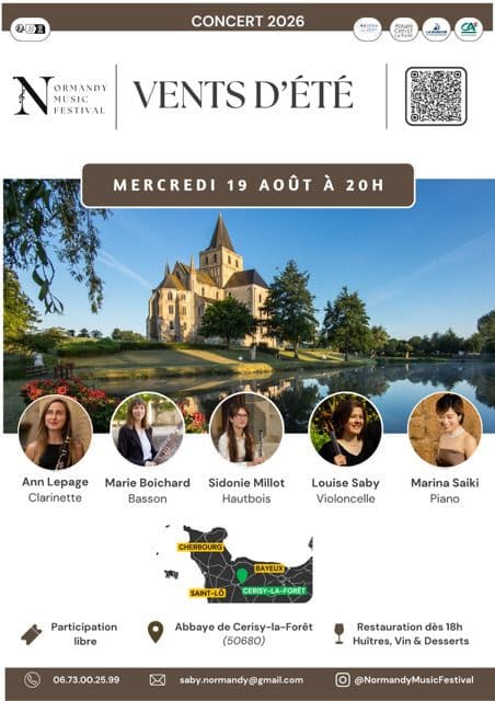 Affiche, Normandy Music Festival Concert "vents D'Été"