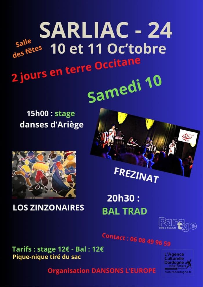 Affiche, Stage et bal trad