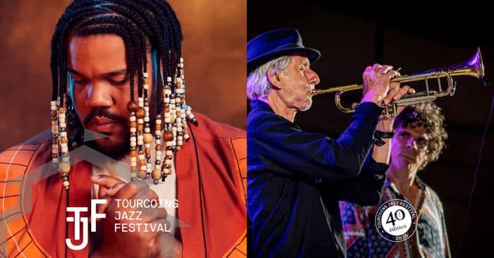 Affiche, Tourcoing Jazz Festival 2026 ⯁ Erik Truffaz & Antonio Lizana + Amaro Freitas Trio
