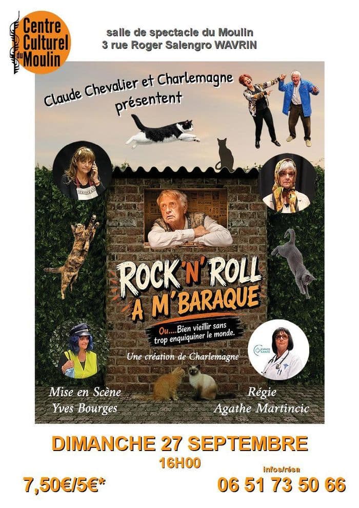 Affiche, Rock'N'Roll à M'Baraque