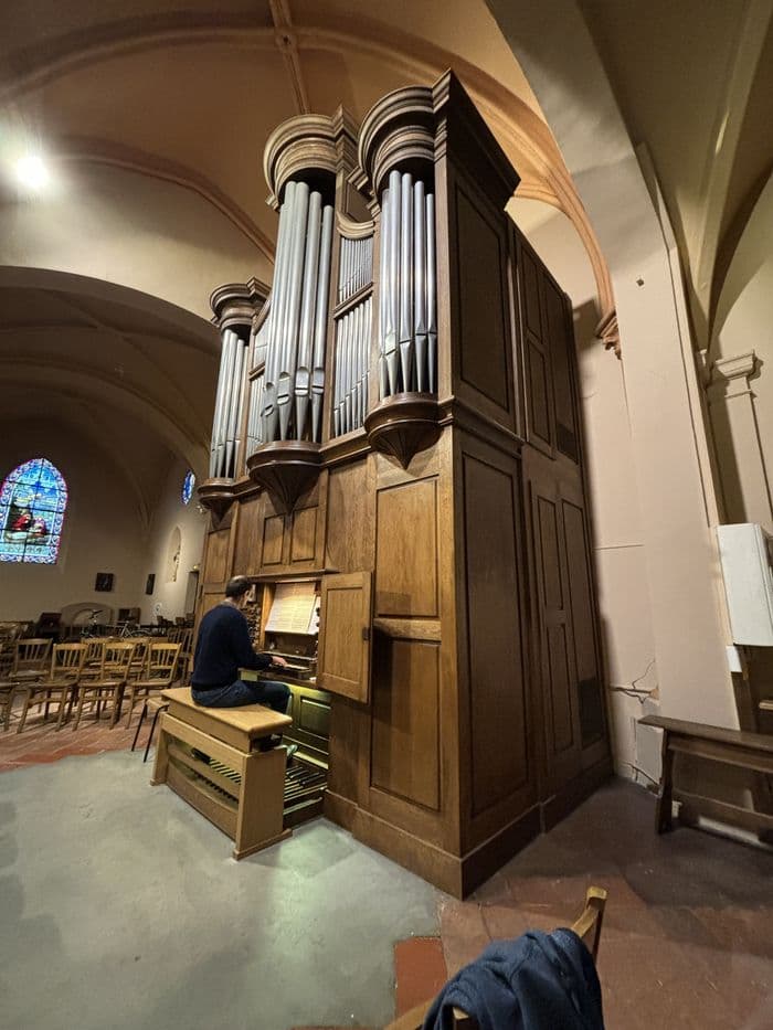 Affiche, Présentation de l'orgue et récital à l'Eglise d'Orsay