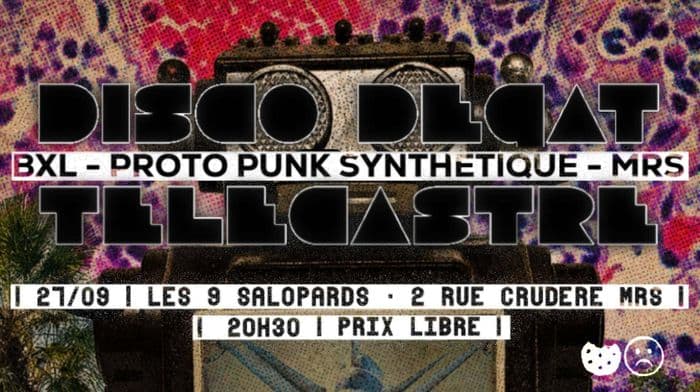 Affiche, Disco Degat + Télécastré