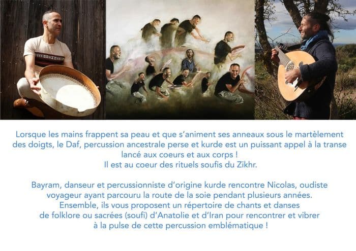 Affiche, CONCERT et Atelier duo Baye Havinê
