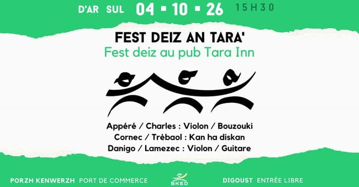Affiche, Fest Deiz AN Tara'