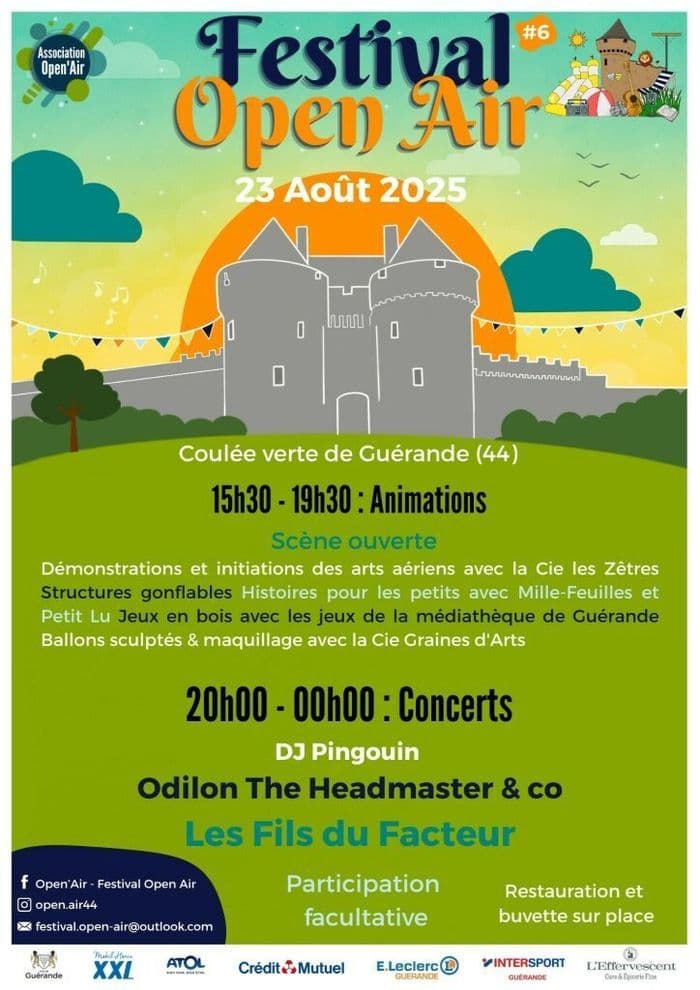 Affiche, Festival Open'Air