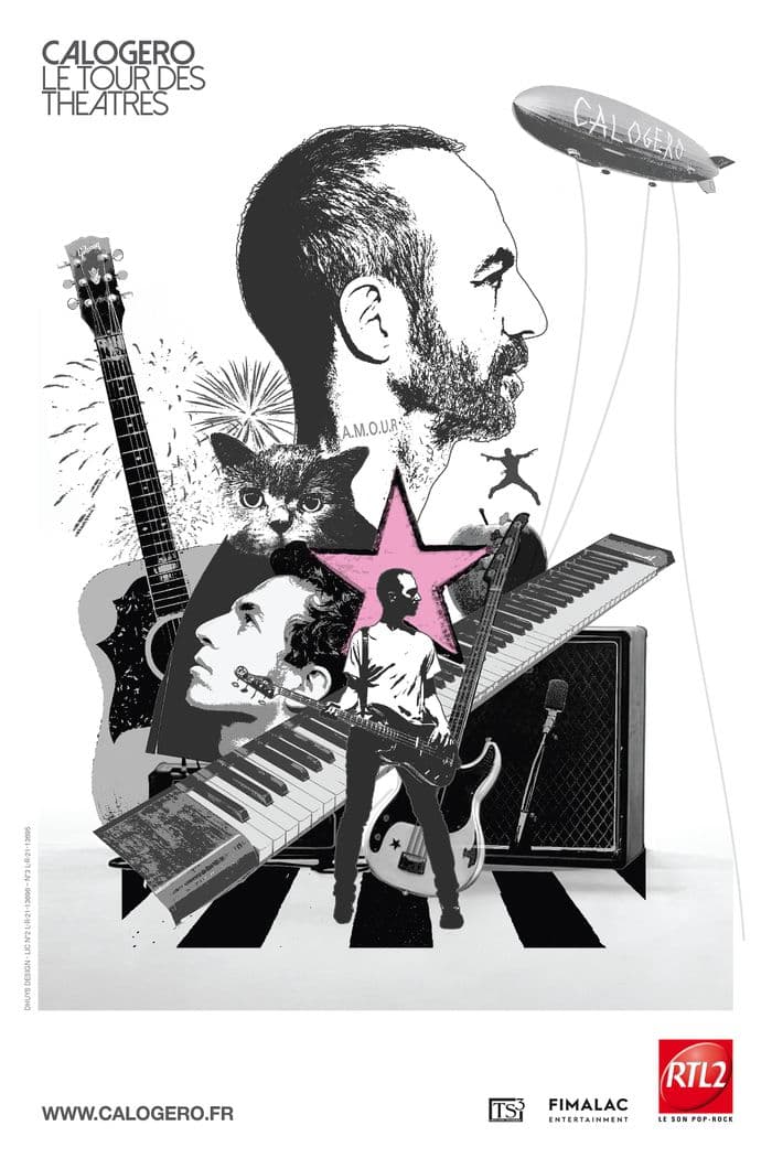 Affiche, Calogero