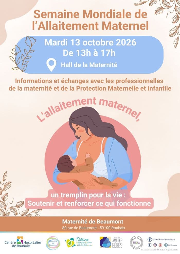 Affiche, Semaine Mondiale de l'Allaitement Maternel