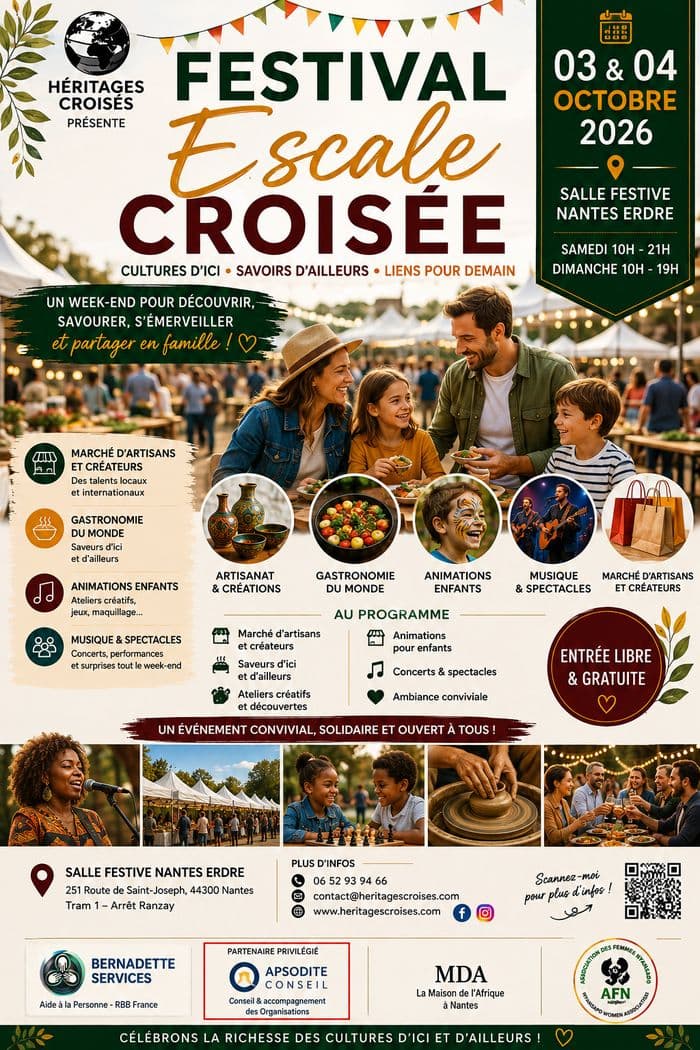 Affiche, Festival Escale Croisée
